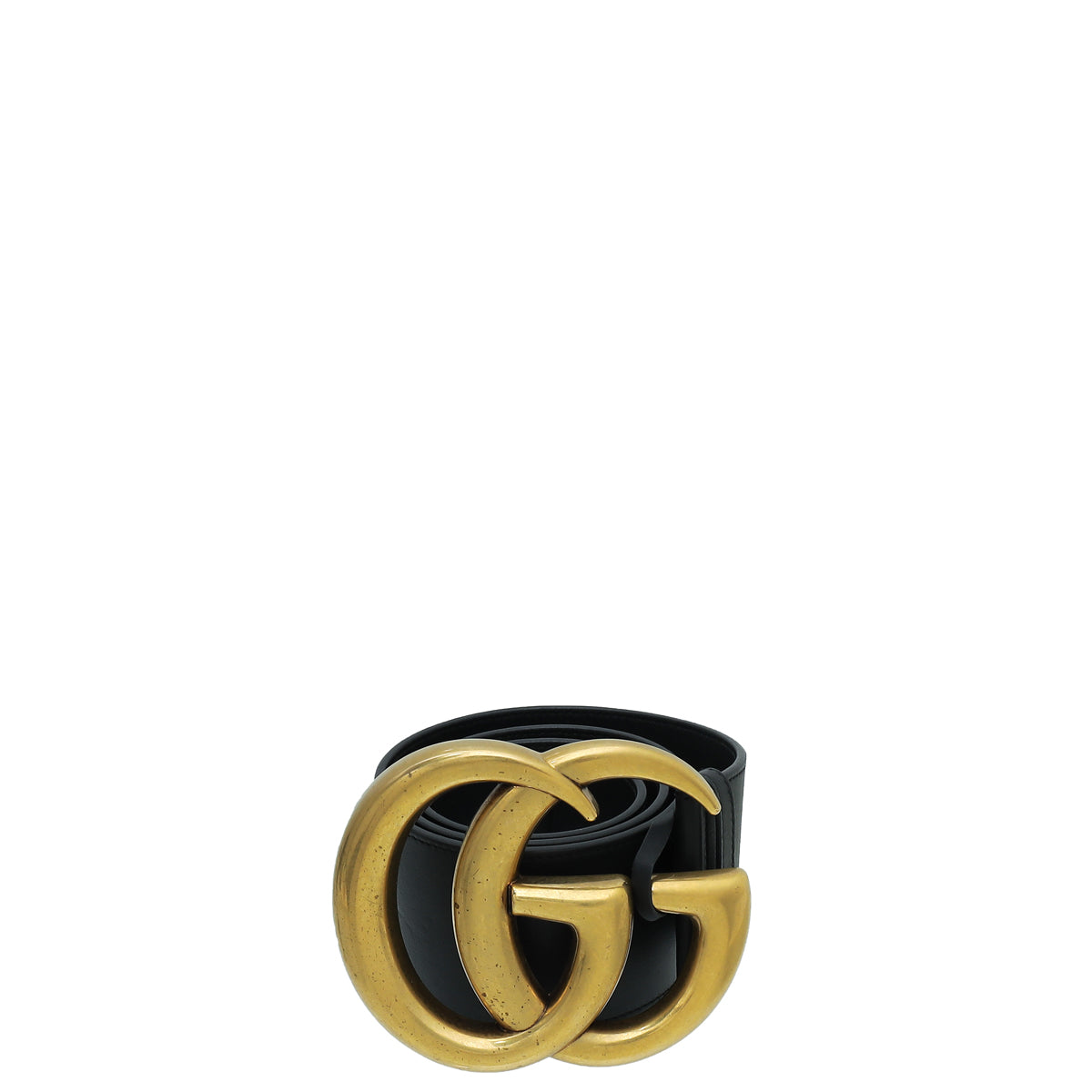 Gucci Black Double G Wide Belt 36-Gucci-THE CLOSET