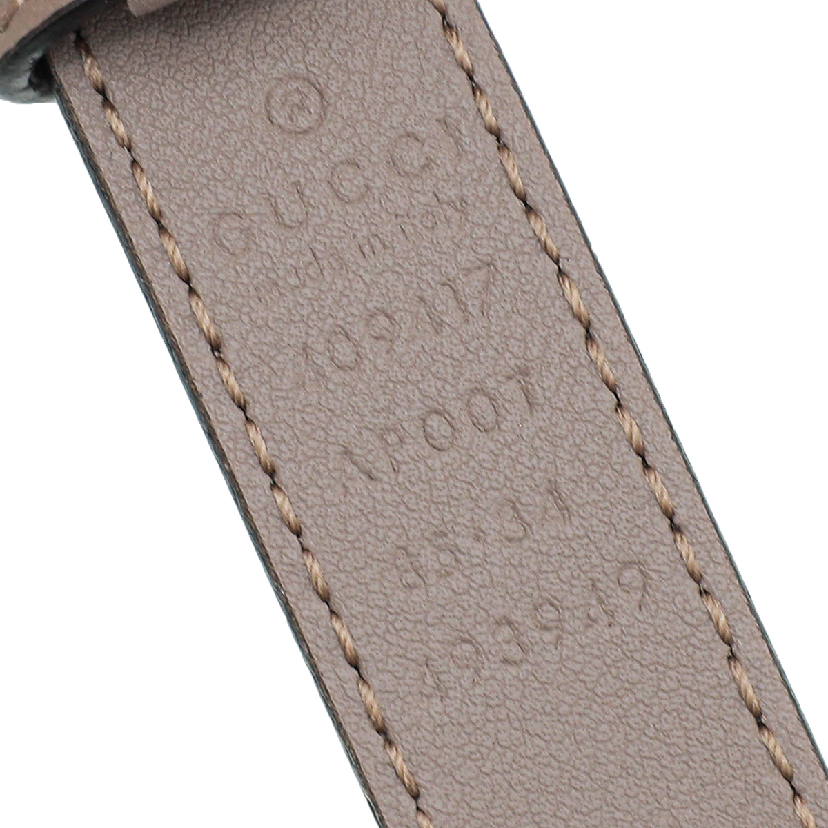 Gucci Dusty Pink Double G Buckle 20mm Belt 34