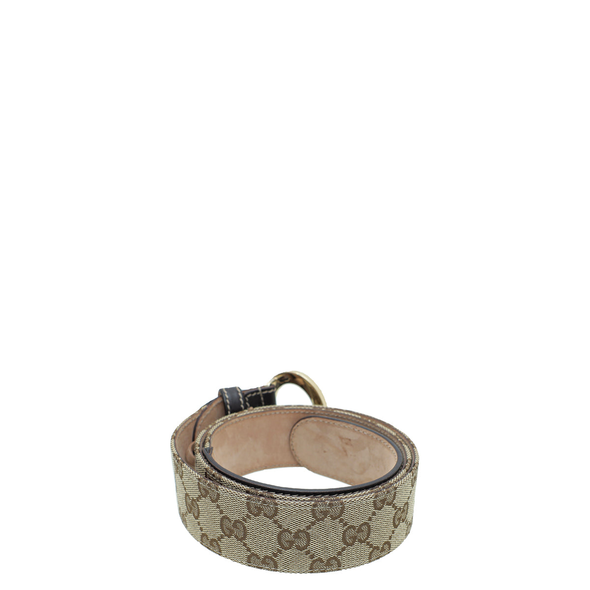 Gucci Bicolor GG Supreme G Buckle Belt 38-Gucci-THE CLOSET