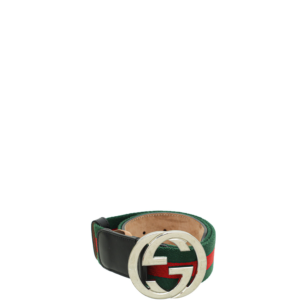 Gucci Tricolor Interlocking G Web Belt 30-Gucci-THE CLOSET