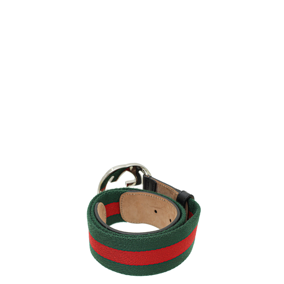 Gucci Tricolor Interlocking G Web Belt 30-Gucci-THE CLOSET