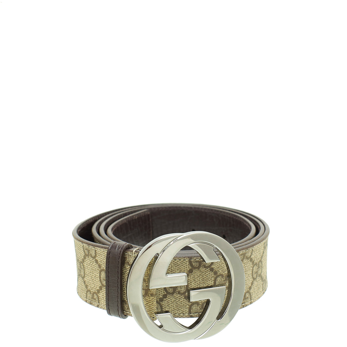 Gucci Bicolor GG Supreme Interlocking G Belt 44-Gucci-THE CLOSET