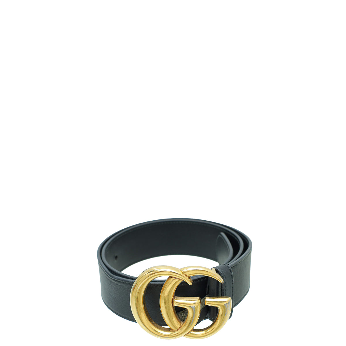 Gucci Black Double G Buckle Belt 30-Gucci-THE CLOSET