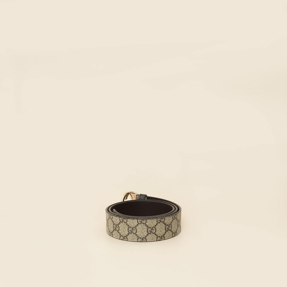 Gucci Bicolor GG Supreme Interlocking G Buckle Belt 36-Gucci-THE CLOSET