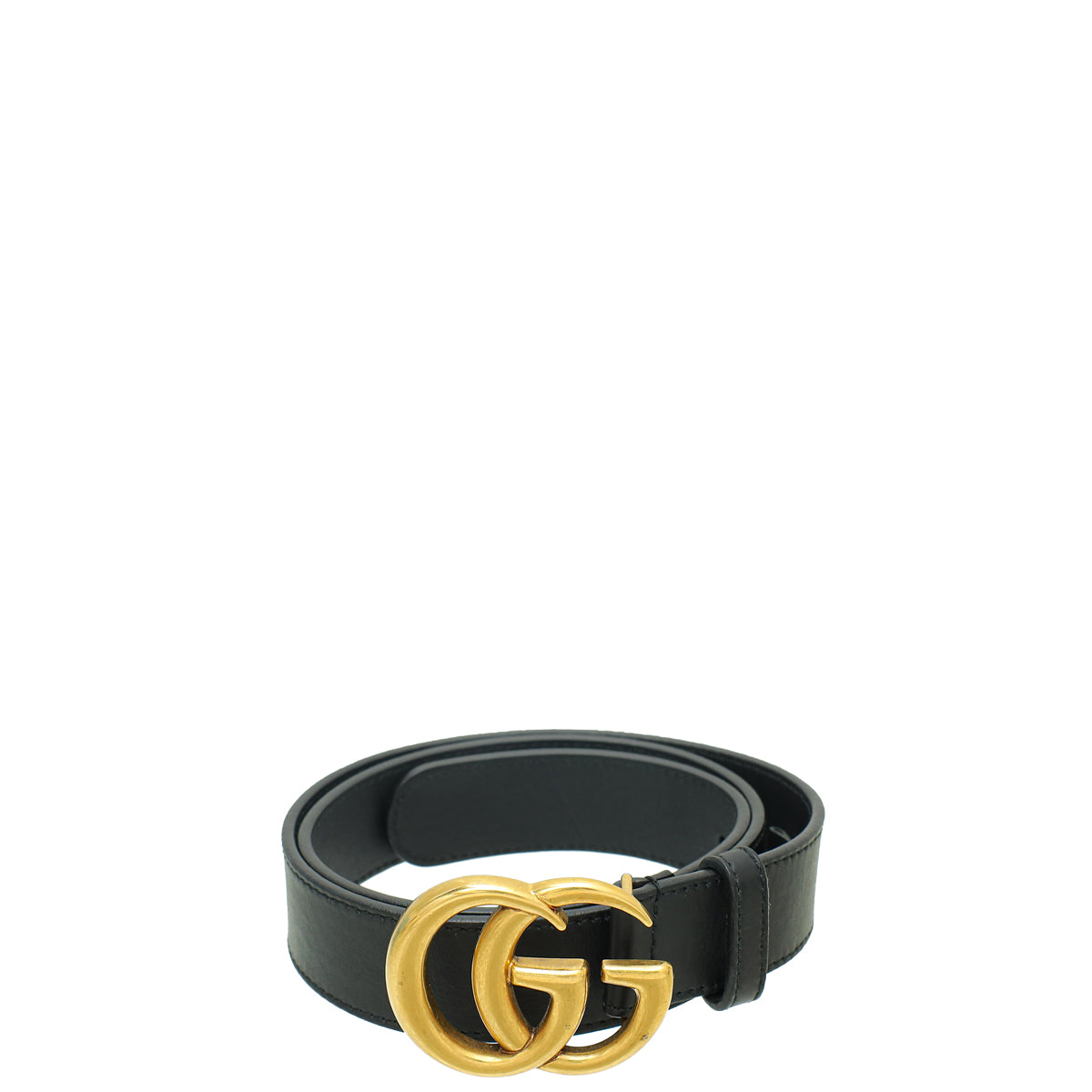 Gucci Black Double G Buckle Belt 30-Gucci-THE CLOSET