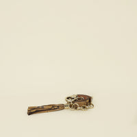 Gucci Brown Horsebit Tassel Belt 36