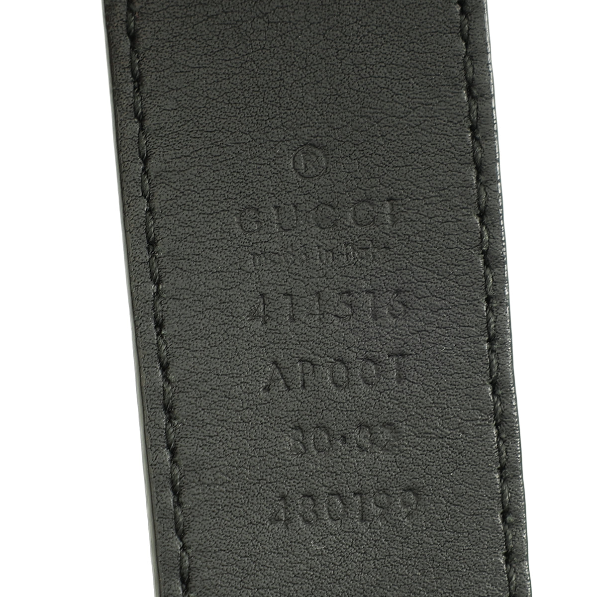 Gucci Black Double G Buckle 30mm Belt 32