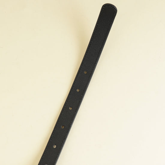 Gucci Black GG Marmont Thin Belt 34