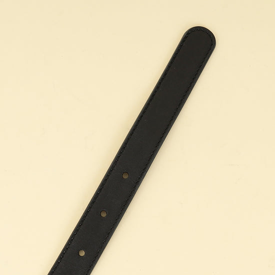 Gucci Black GG Marmont Thin Belt 30-Gucci-THE CLOSET