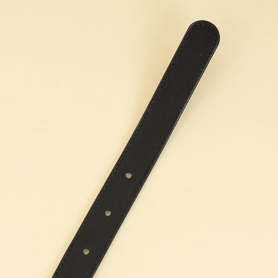 Gucci Black GG Marmont Thin Belt 30-Gucci-THE CLOSET