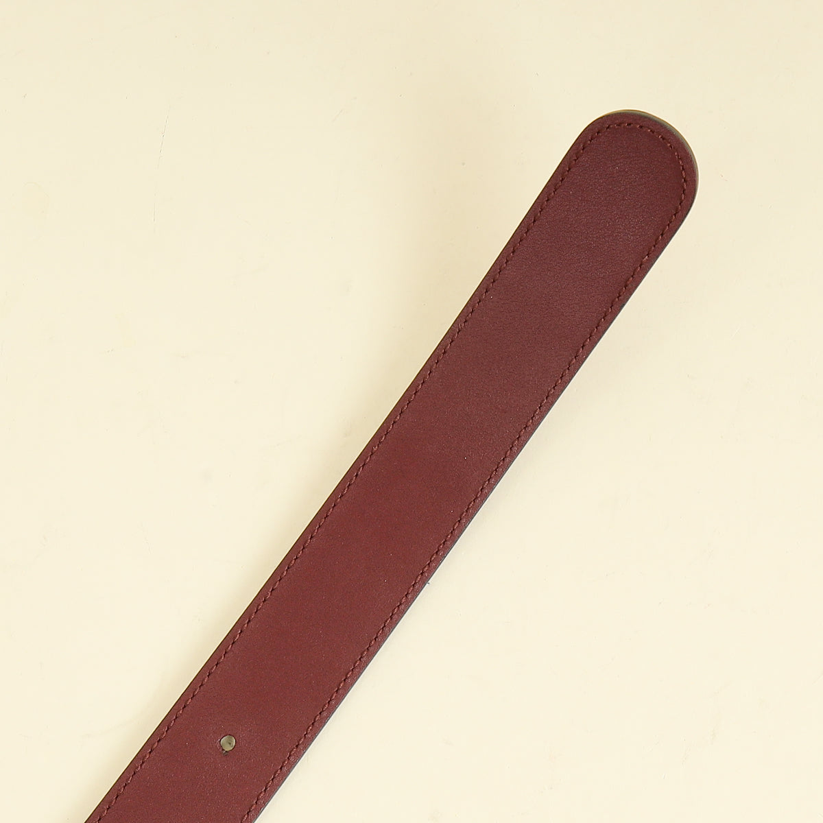 Gucci Burgundy Zumi Buckle Belt 34