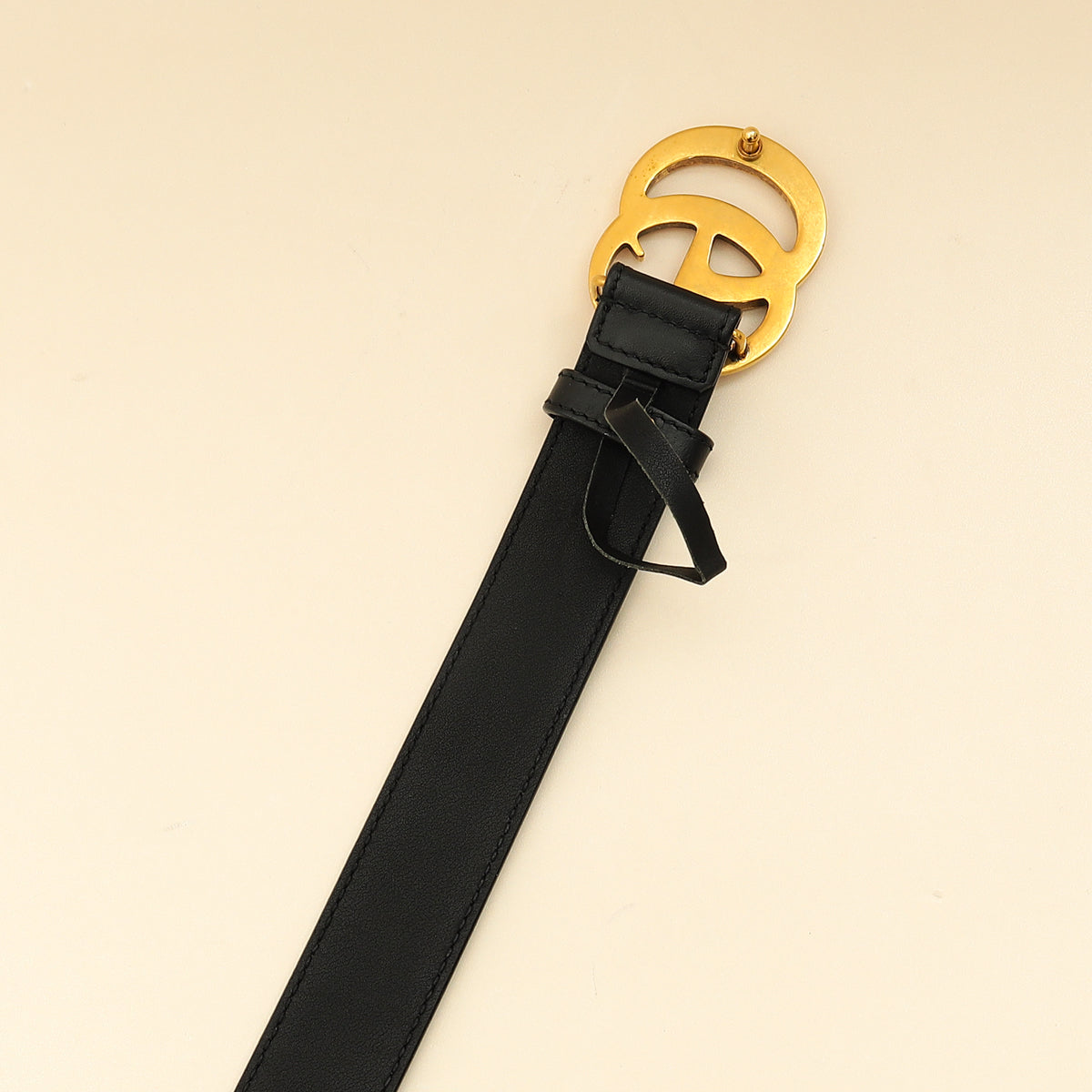 Gucci Black Double G Buckle 30mm Belt 32-Gucci-THE CLOSET