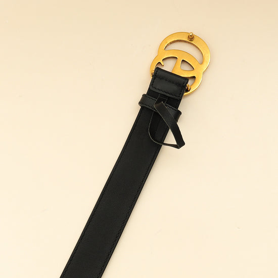 Gucci Black Double G Buckle 30mm Belt 32-Gucci-THE CLOSET
