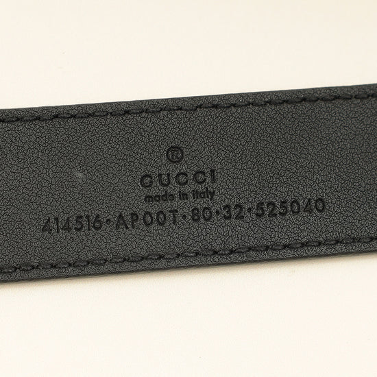 Gucci Black Double G Buckle 30mm Belt 32-Gucci-THE CLOSET