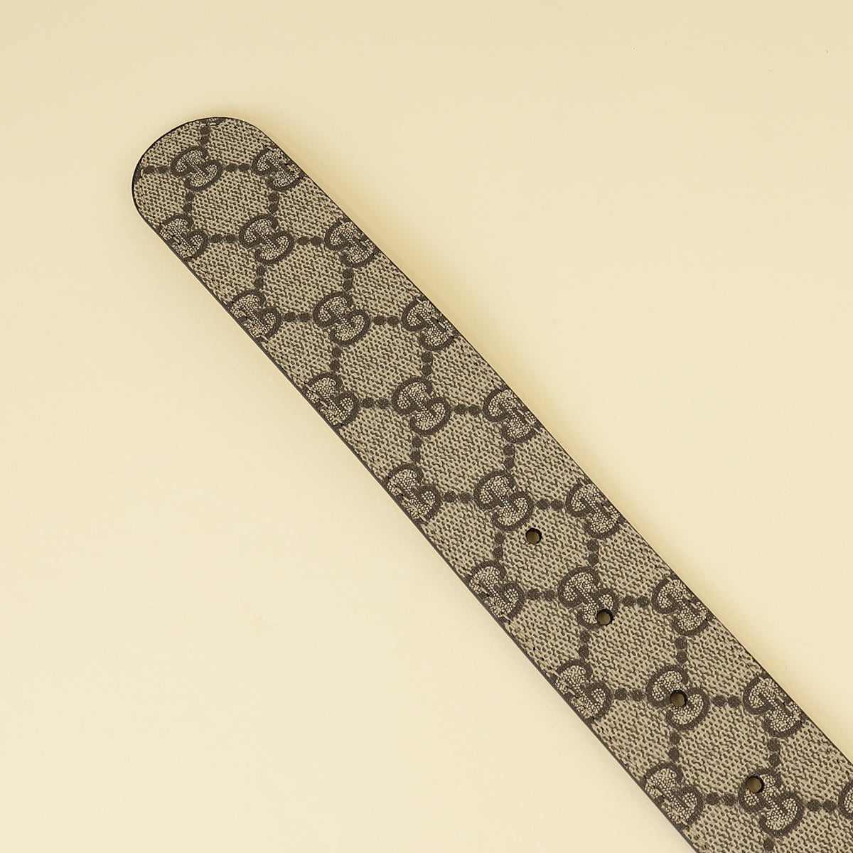 Gucci Bicolor Double G Buckle Supreme Belt 32-Gucci-THE CLOSET