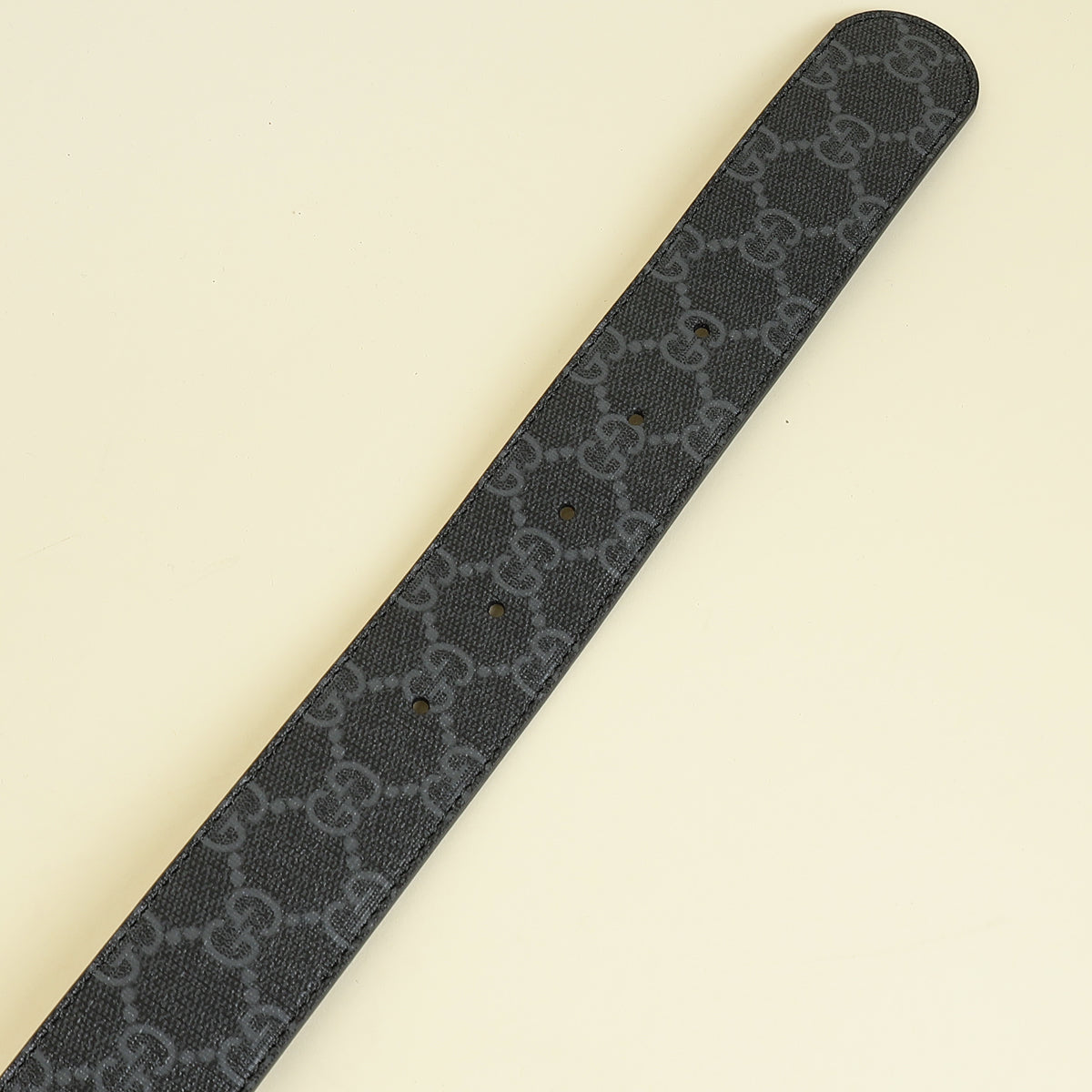 Gucci Bicolor Interlocking G Buckle Supreme Belt 40