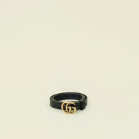 Gucci Black GG Marmont Belt 30