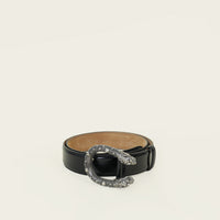 Gucci Black Dionysus Buckle Belt 36