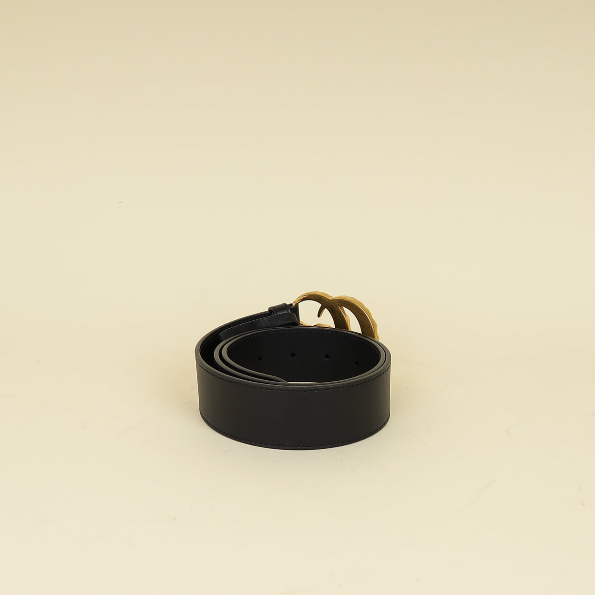 Gucci Black Double G Pearl 40mm Belt 30-Gucci-THE CLOSET