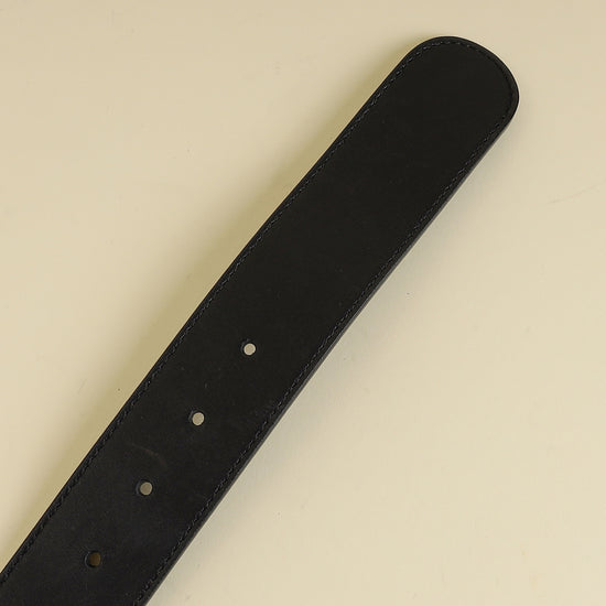 Gucci Black Double G Pearl 40mm Belt 30-Gucci-THE CLOSET