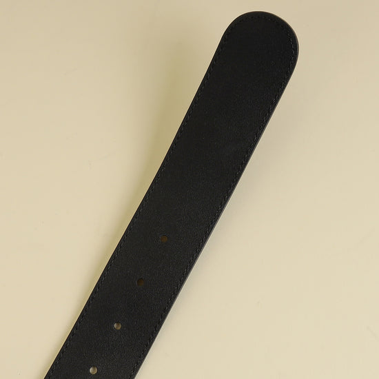 Gucci Black Double G Pearl 40mm Belt 30-Gucci-THE CLOSET