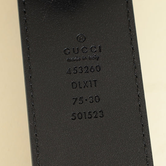 Gucci Black Double G Pearl 40mm Belt 30-Gucci-THE CLOSET