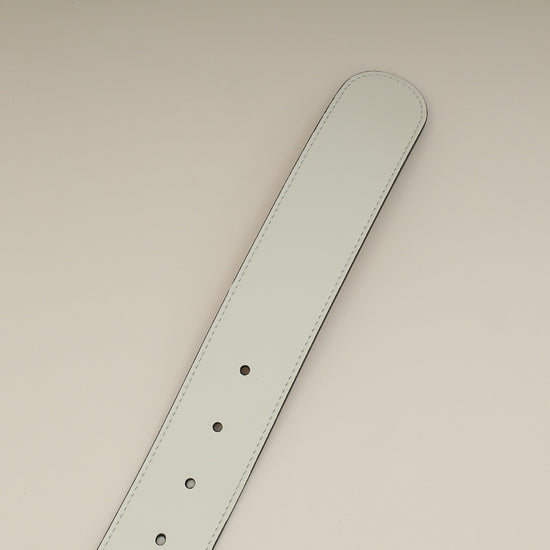 Gucci White Double G Buckle 40mm Belt 30-Gucci-THE CLOSET