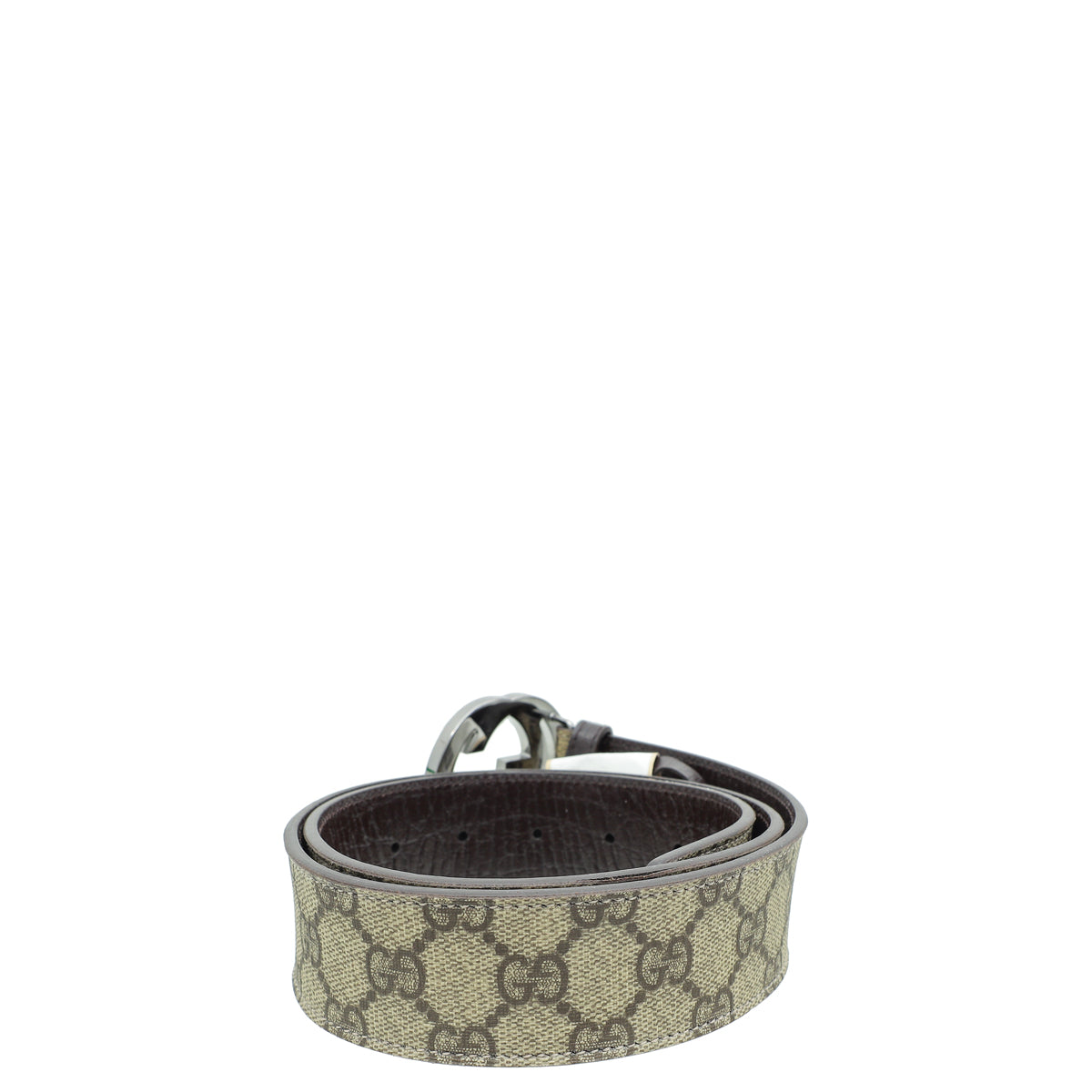 Gucci Interlocking G Buckle GG Supreme Belt 34-Gucci-THE CLOSET