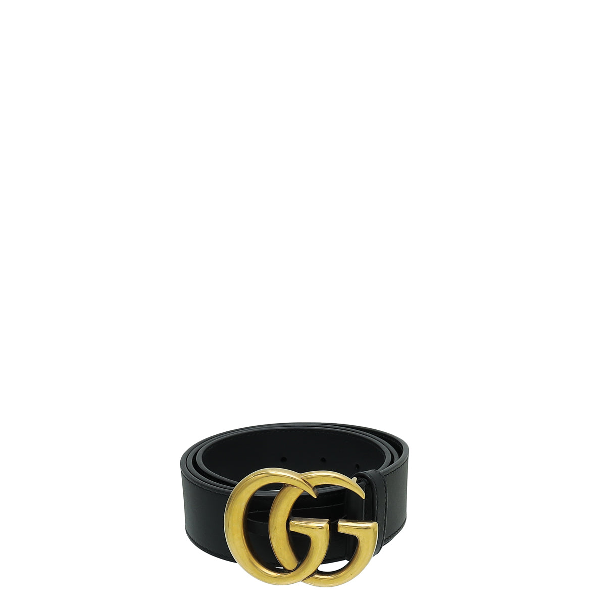 Gucci Black Double G Buckle Belt 36-Gucci-THE CLOSET