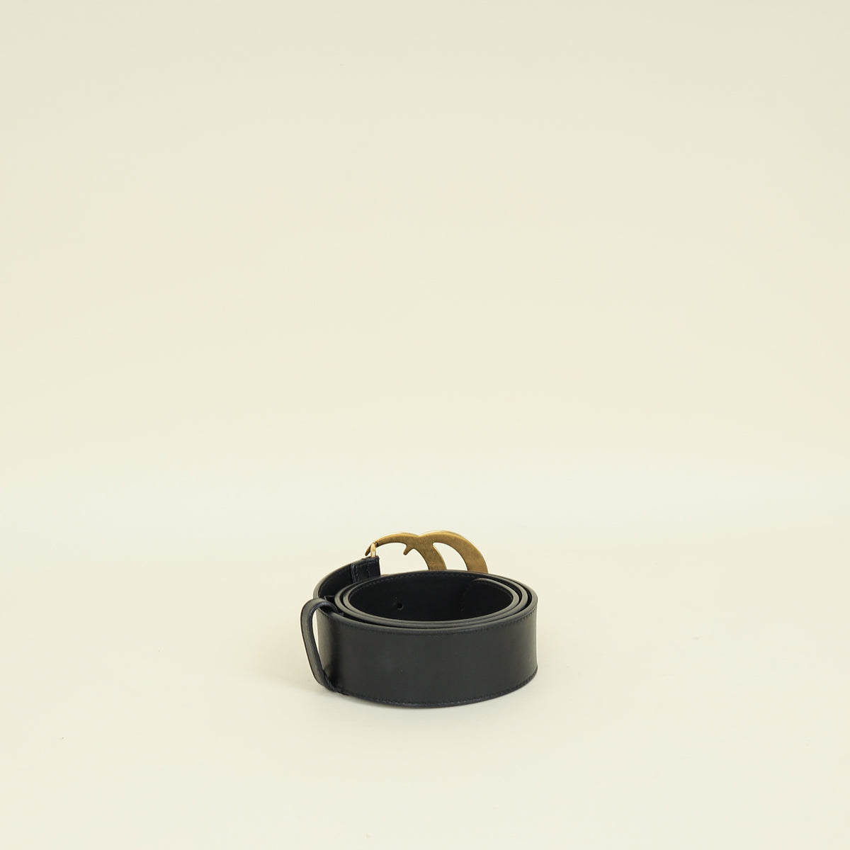 Gucci Black Double G Wide Belt 30