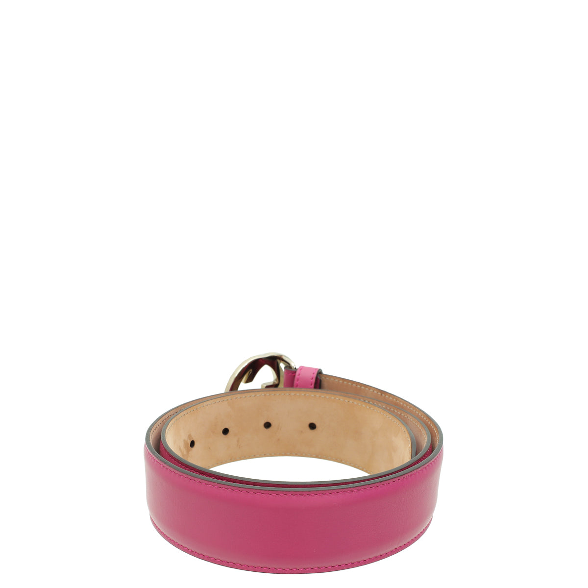 Gucci Fuchsia Interlocking G Buckle Belt 32-Gucci-THE CLOSET