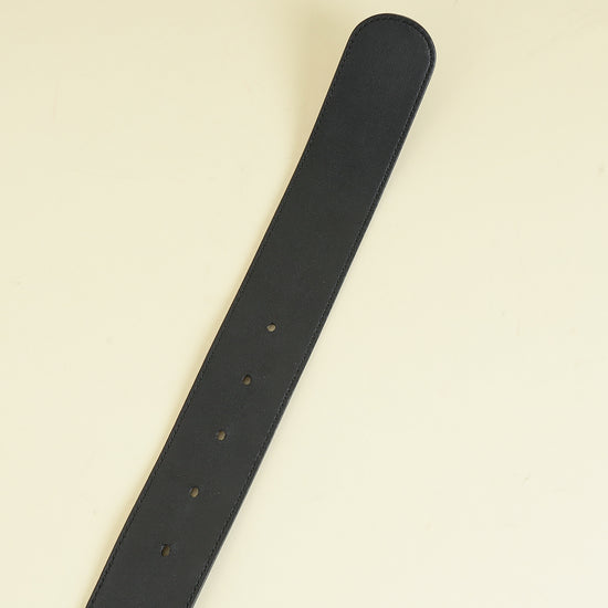 Gucci Black Double G Wide Belt 36