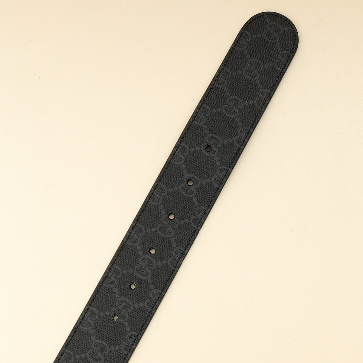 Gucci Bicolor GG Supreme Interlocking G Buckle Belt 38-Gucci-THE CLOSET