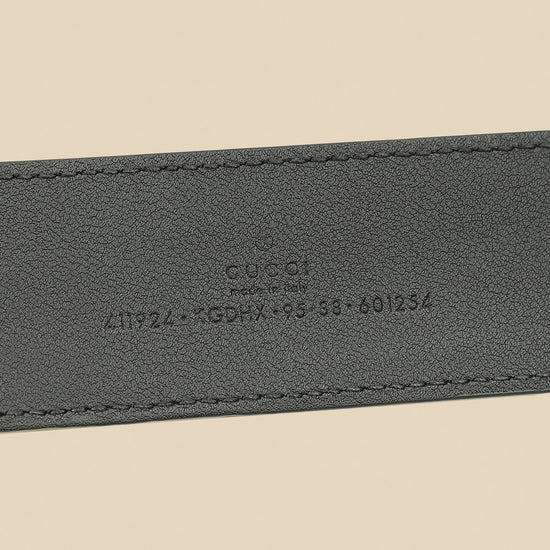 Gucci Bicolor GG Supreme Interlocking G Buckle Belt 38-Gucci-THE CLOSET