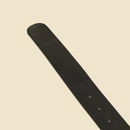 Gucci Black Double G Buckle Belt 30