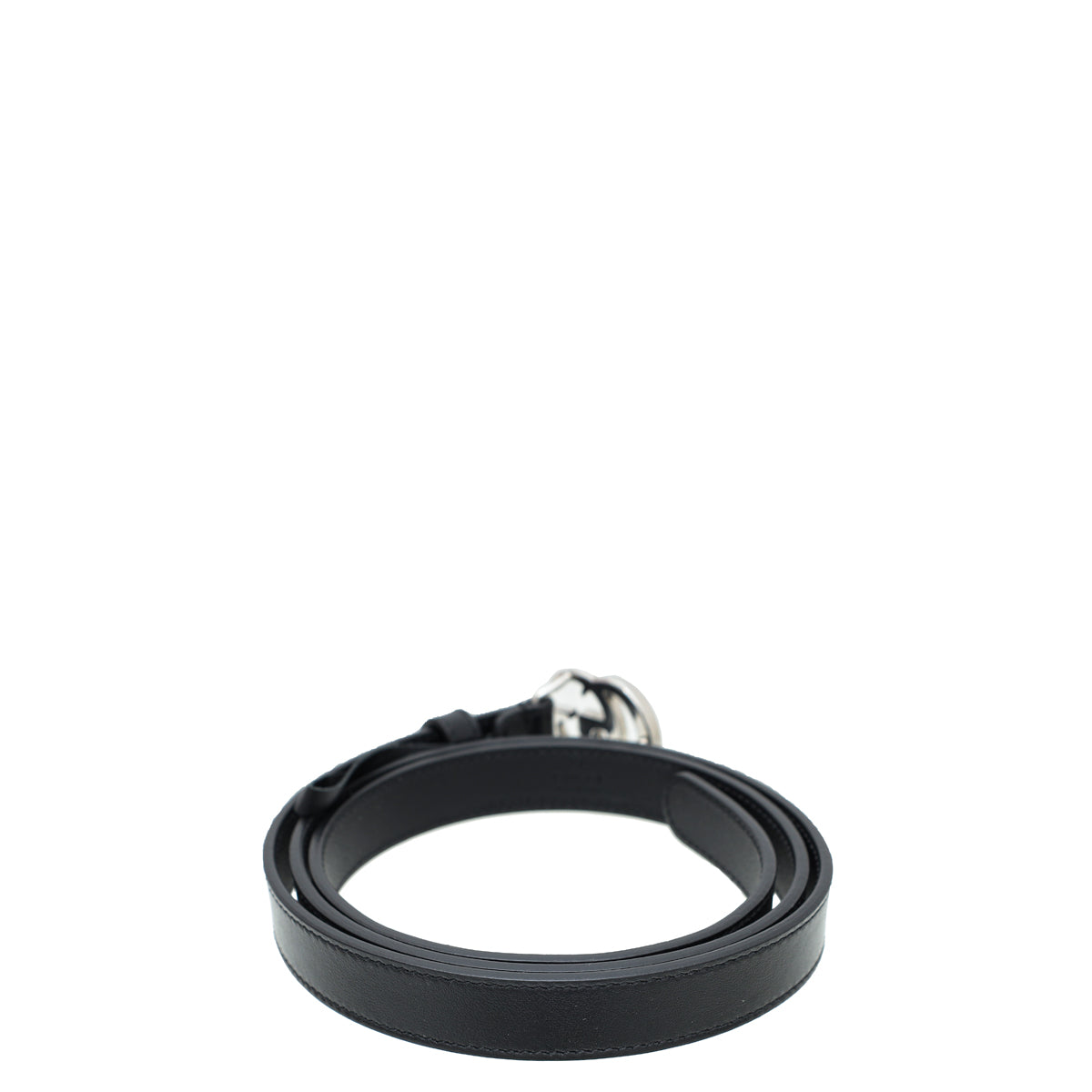 Gucci Black GG Marmont Slim Belt 38-Gucci-THE CLOSET