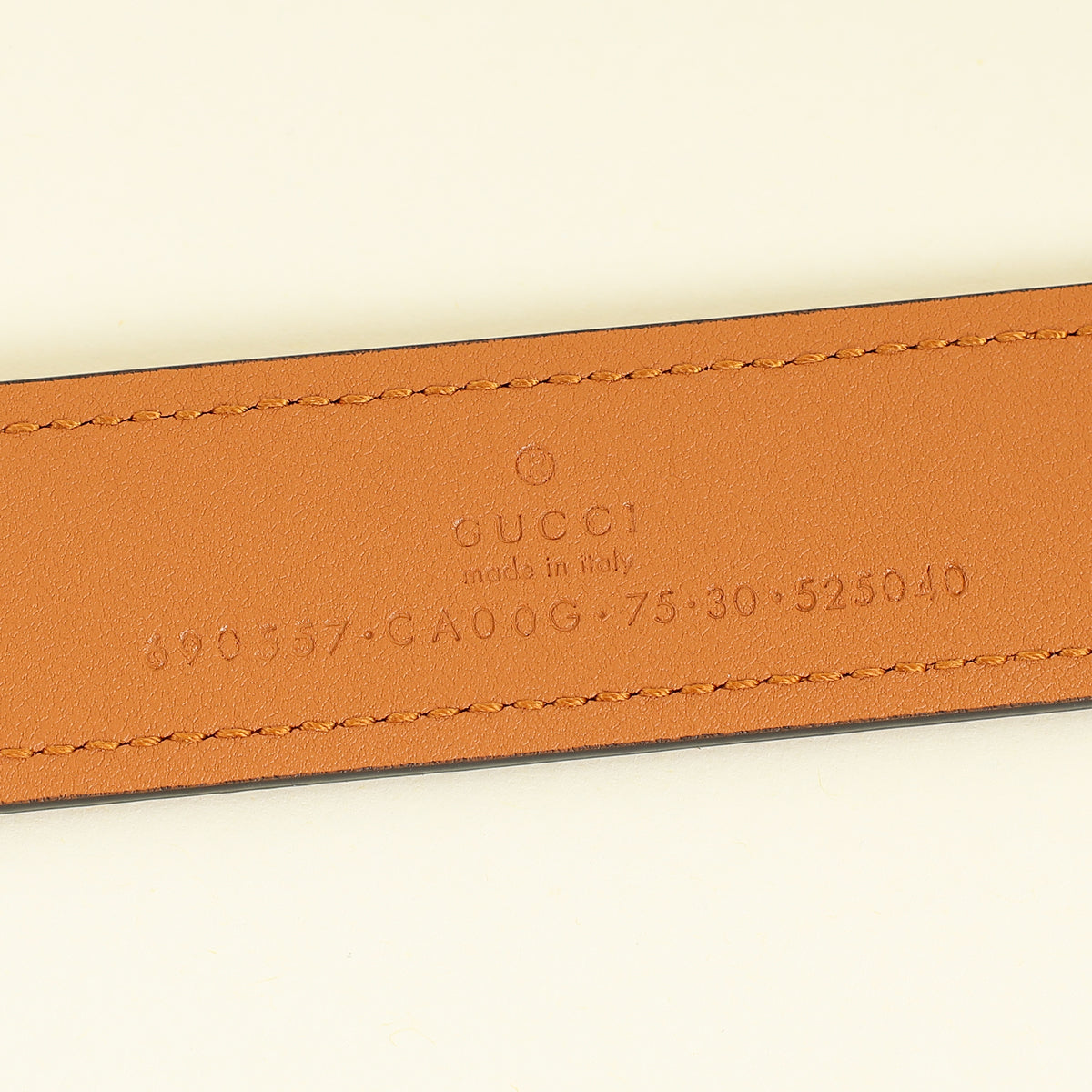 Gucci Tan Brown GG Blondie Belt 30