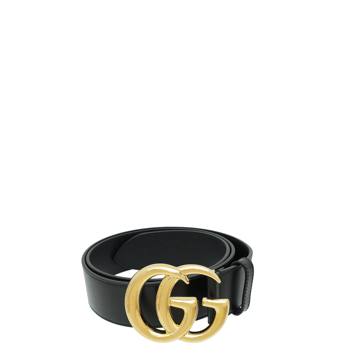 Gucci Black Double G Buckle Belt 36-Gucci-THE CLOSET