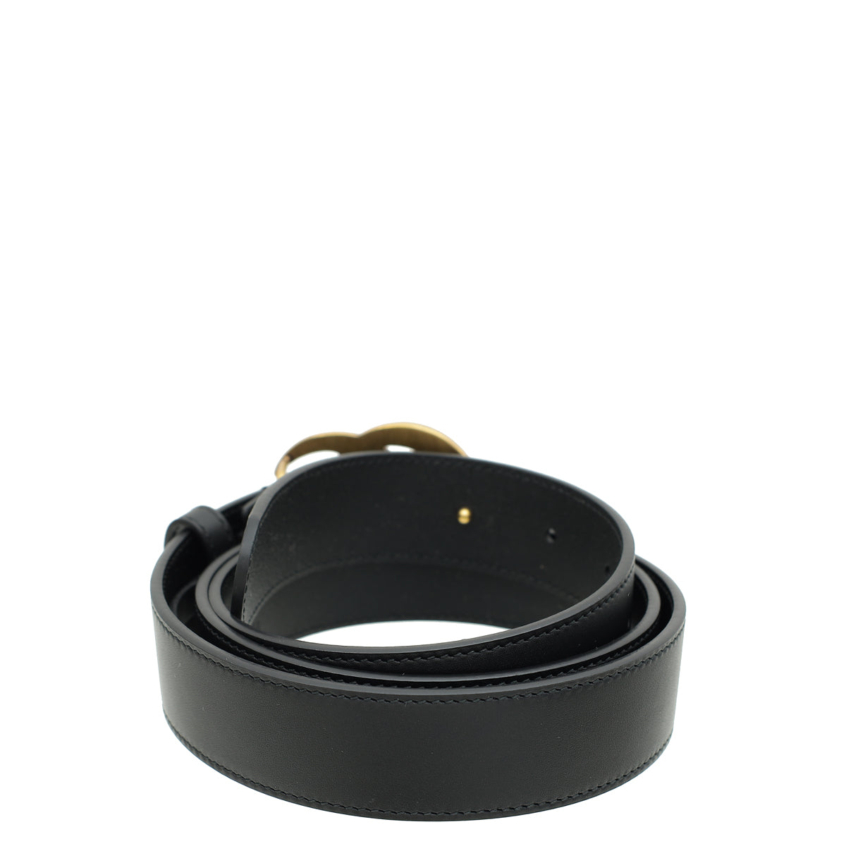 Gucci Black Double G Buckle Belt 38-Gucci-THE CLOSET