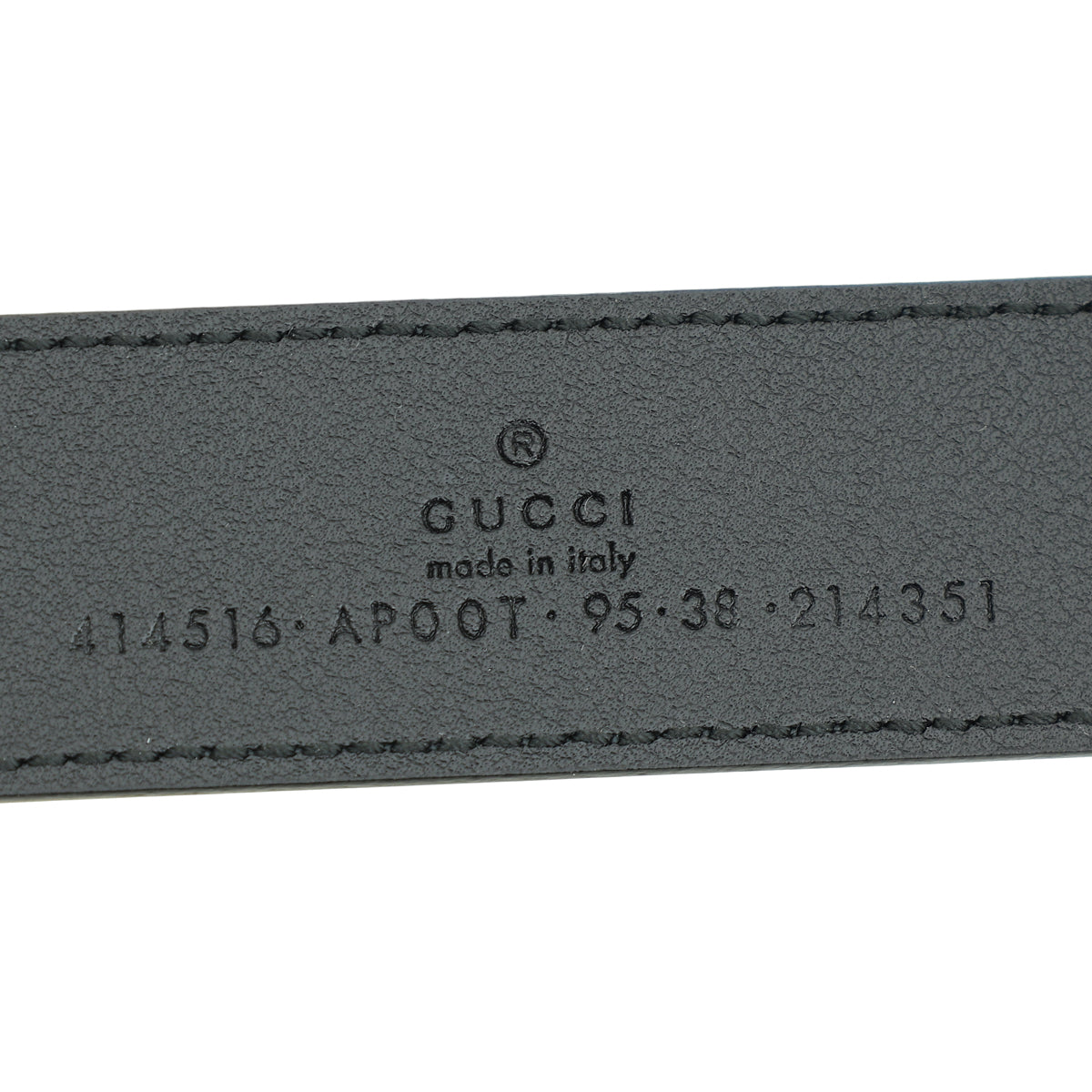 Gucci Black Double G Buckle Belt 38