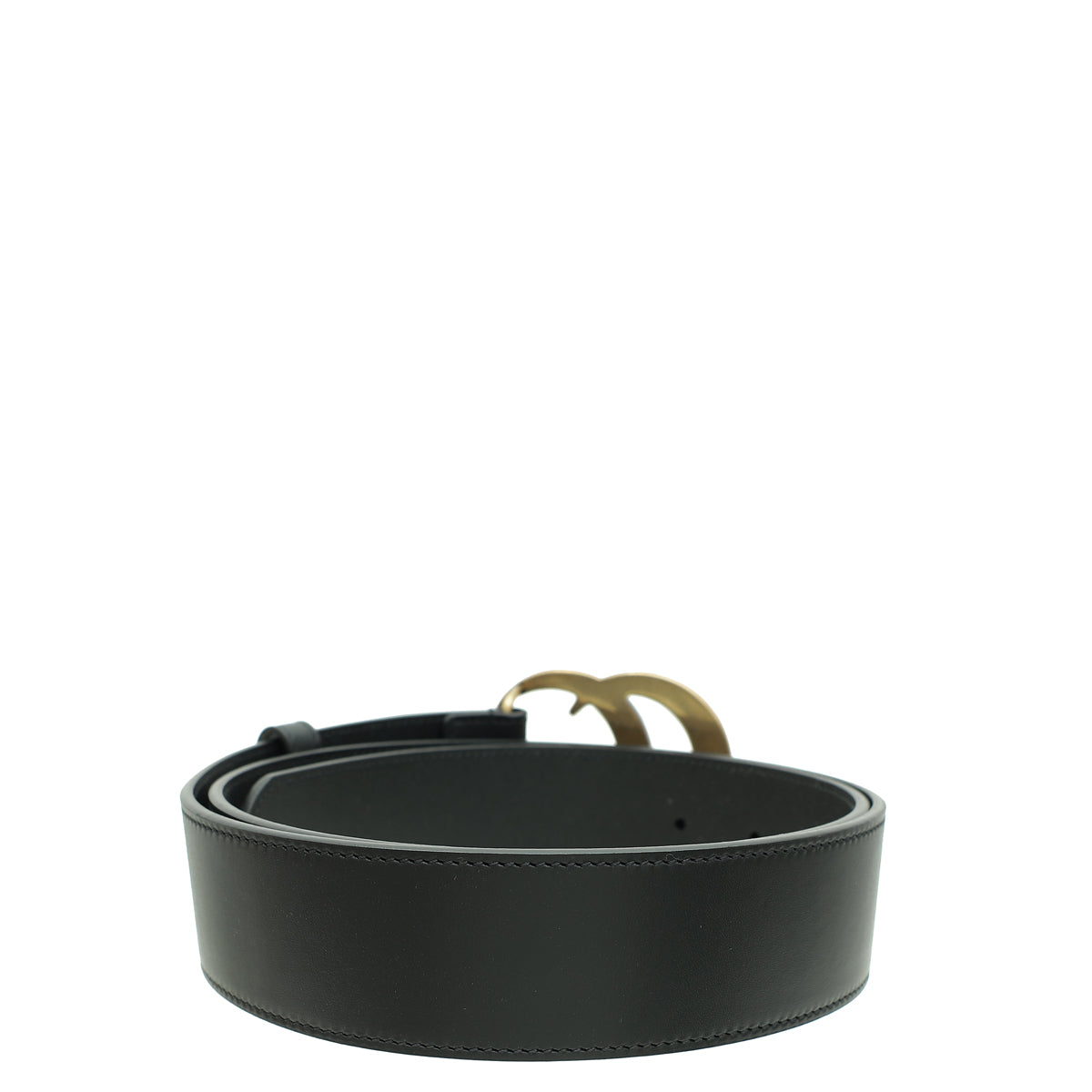 Gucci Black GG Marmont Wide Belt 36-Gucci-THE CLOSET