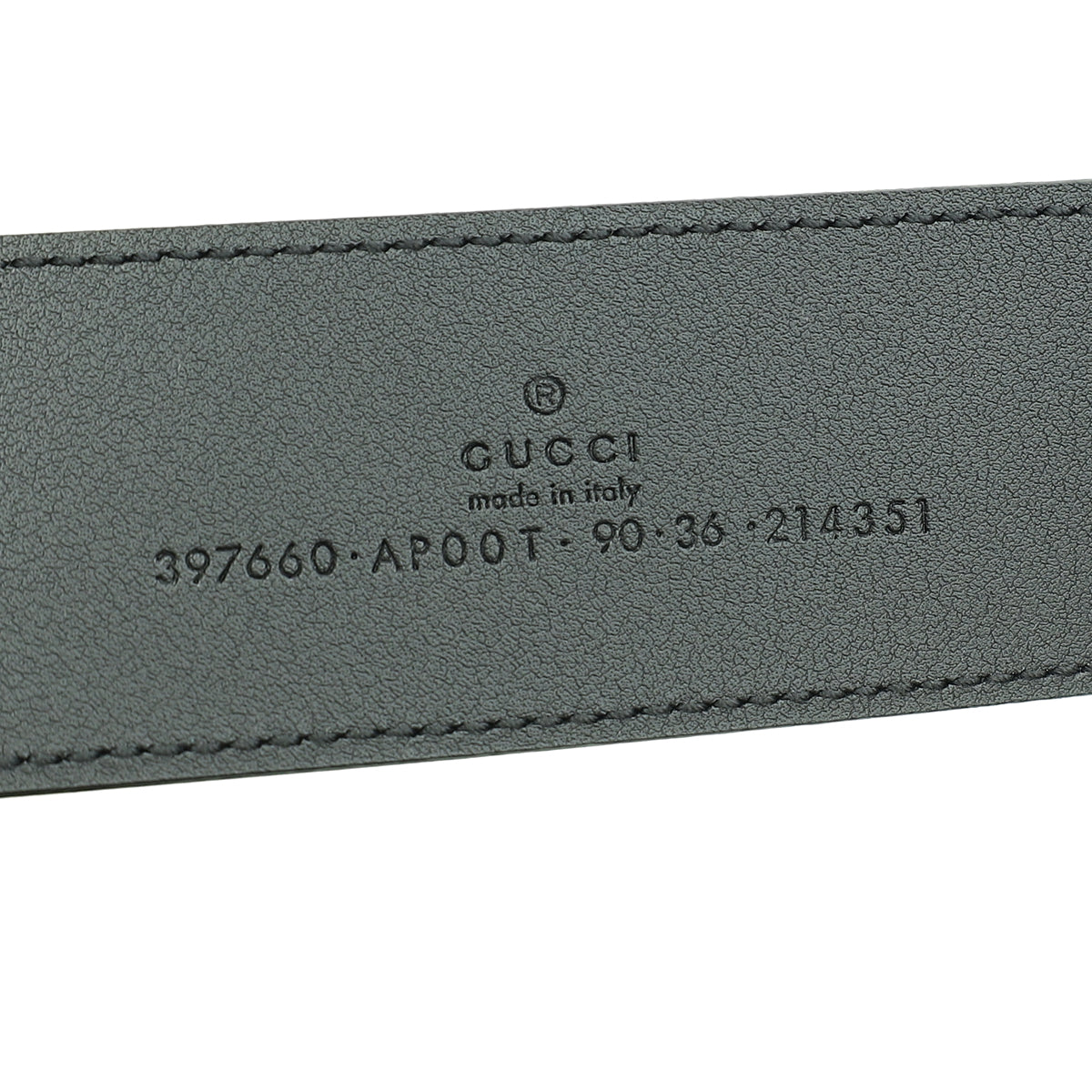 Gucci Black GG Marmont Wide Belt 36