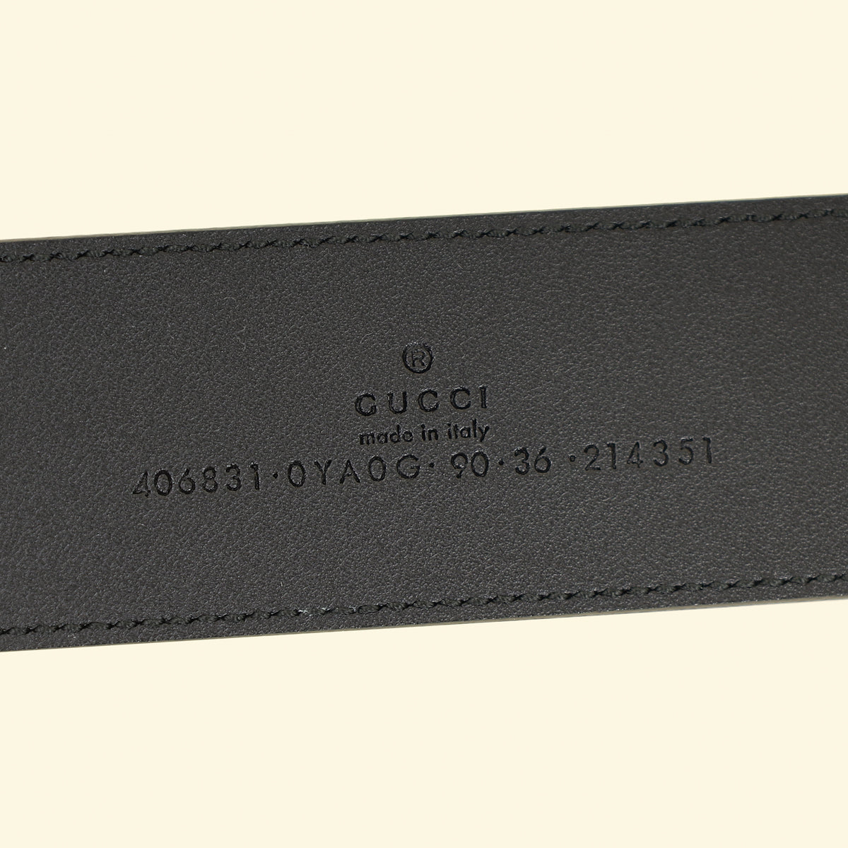 Gucci Black GG Marmont Wide Belt W/ Shiny Buckle 36-Gucci-THE CLOSET