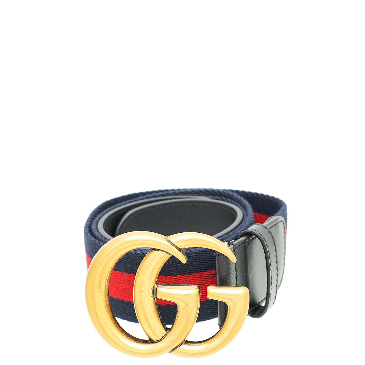 Gucci Tricolor Double G Buckle Web 40mm Belt 32