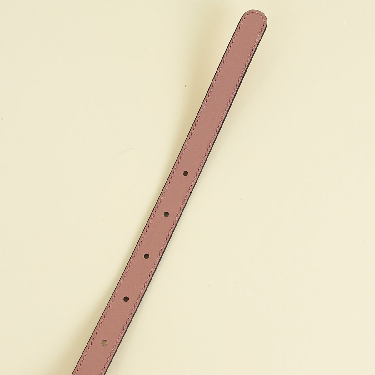 Gucci Dusty Rose Interlocking G Oval Buckle Slim Belt 34