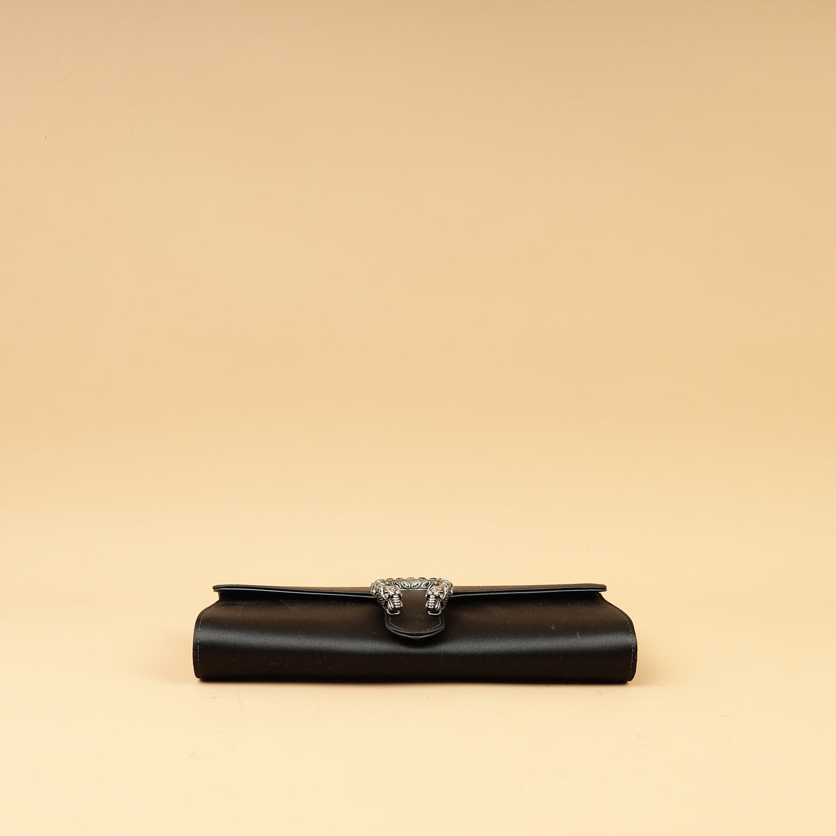 Gucci Black Satin Crystal Dionysus Clutch-Gucci-THE CLOSET