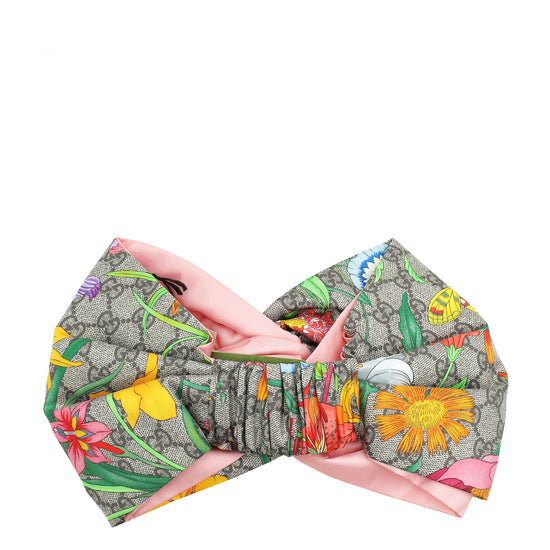 Gucci Multicolor GG Floral Print Headband