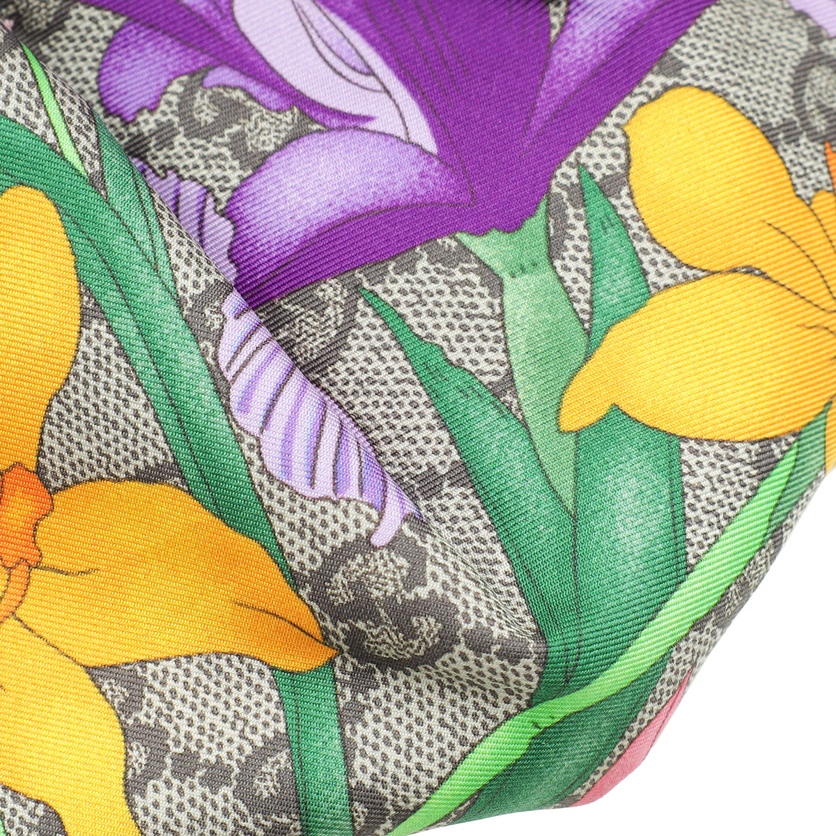 Gucci Multicolor GG Flora Silk Medium Headband