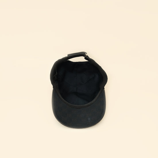 Gucci Ebony GG Web Large Baseball Hat-Gucci-THE CLOSET