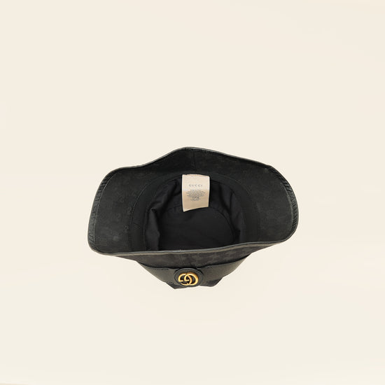 Gucci Black GG Bucket Hat-Gucci-THE CLOSET
